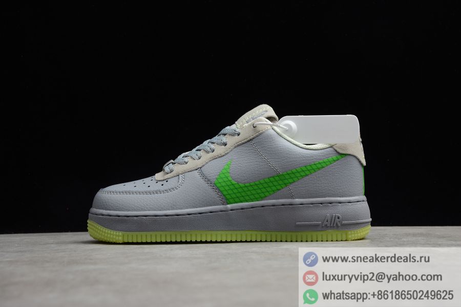 Nike Air Force 1 07 LV8 3 Wolf Grey Green CD0888-002 Unisex Shoes